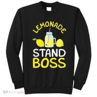 Lemonade Stand Boss Lemon Juice Gift Sweatshirt thumb 0