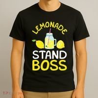 Lemonade Stand Boss Lemon Juice Gift T-Shirt thumb 3