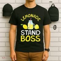Lemonade Stand Boss Lemon Juice Gift T-Shirt thumb 6