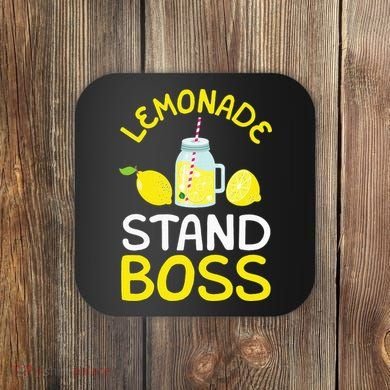 Lemonade Stand Boss Lemon Juice Gift Coaster