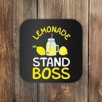 Lemonade Stand Boss Lemon Juice Gift Coaster thumb 0