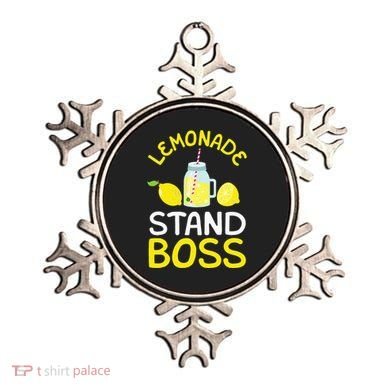 Lemonade Stand Boss Lemon Juice Gift Ornament