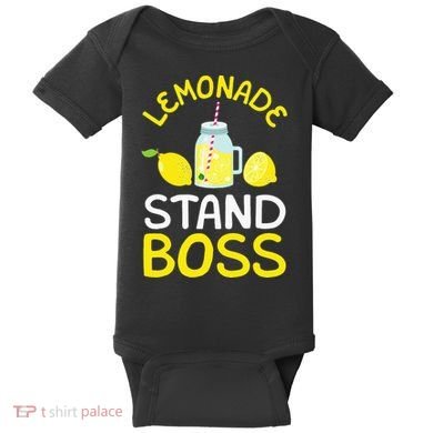 Lemonade Stand Boss Lemon Juice Gift Baby Bodysuit