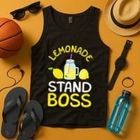Lemonade Stand Boss Lemon Juice Gift Tank Top thumb 4