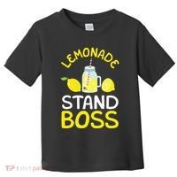 Lemonade Stand Boss Lemon Juice Gift Toddler T-Shirt thumb 0