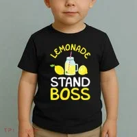 Lemonade Stand Boss Lemon Juice Gift Toddler T-Shirt thumb 2