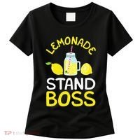 Lemonade Stand Boss Lemon Juice Gift Women's T-Shirt thumb 0