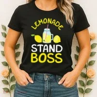 Lemonade Stand Boss Lemon Juice Gift Women's T-Shirt thumb 2