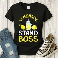 Lemonade Stand Boss Lemon Juice Gift Women's T-Shirt thumb 3