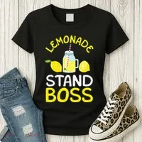 Lemonade Stand Boss Lemon Juice Gift Women's T-Shirt thumb 3
