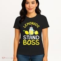 Lemonade Stand Boss Lemon Juice Gift Women's T-Shirt thumb 4