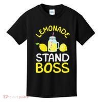 Lemonade Stand Boss Lemon Juice Gift Kids T-Shirt thumb 0