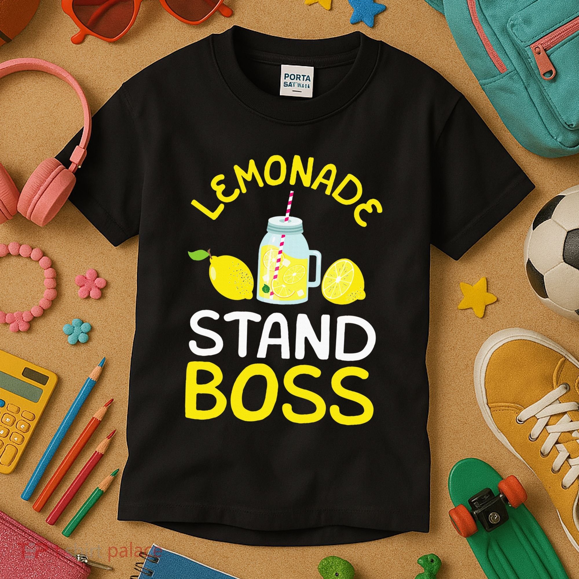 Lemonade Stand Boss Lemon Juice Gift Kids T-Shirt