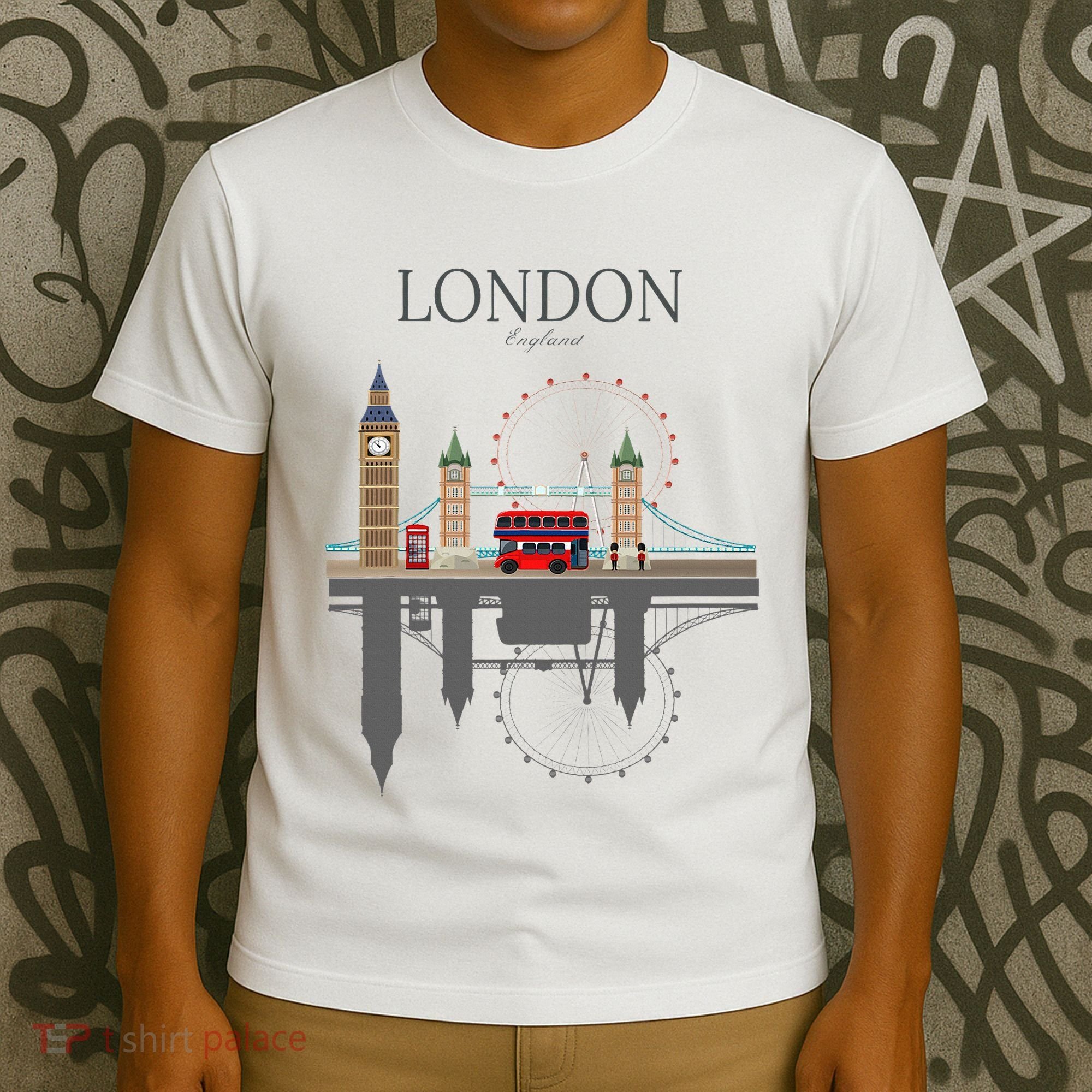 London Souvenir City Vintage British Uk T-Shirt