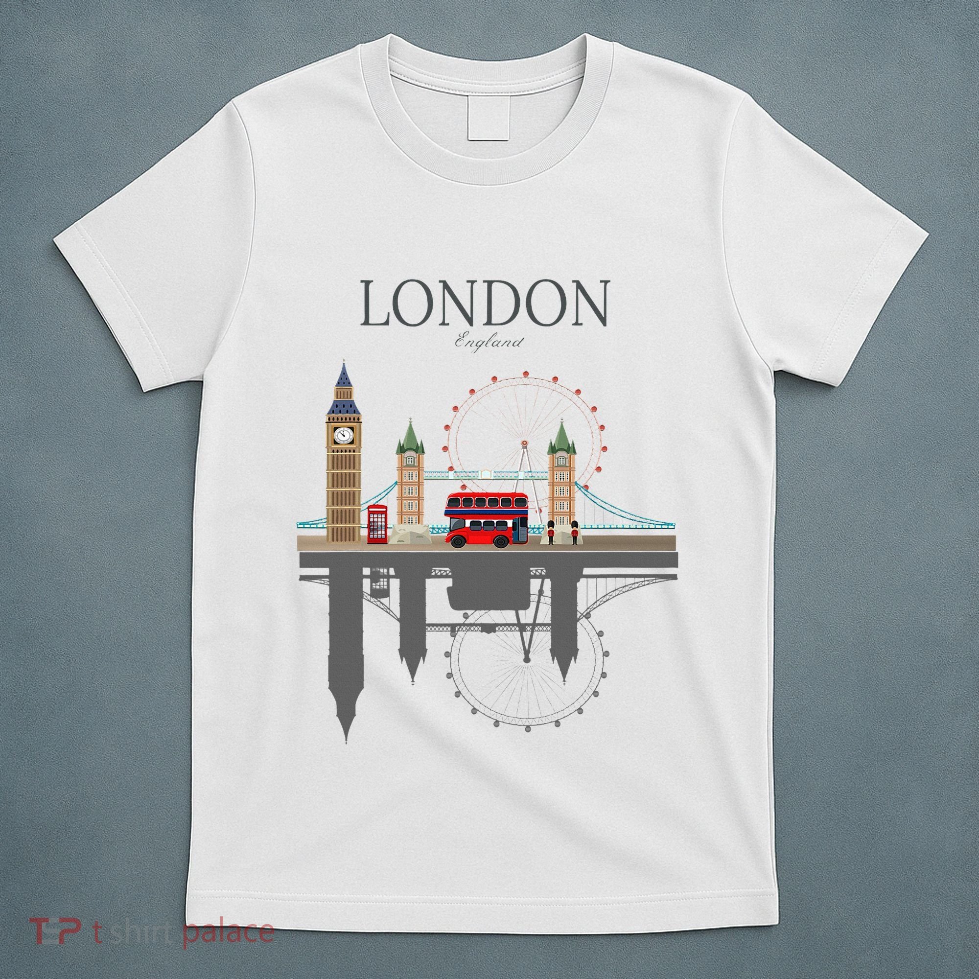 London Souvenir City Vintage British Uk T-Shirt