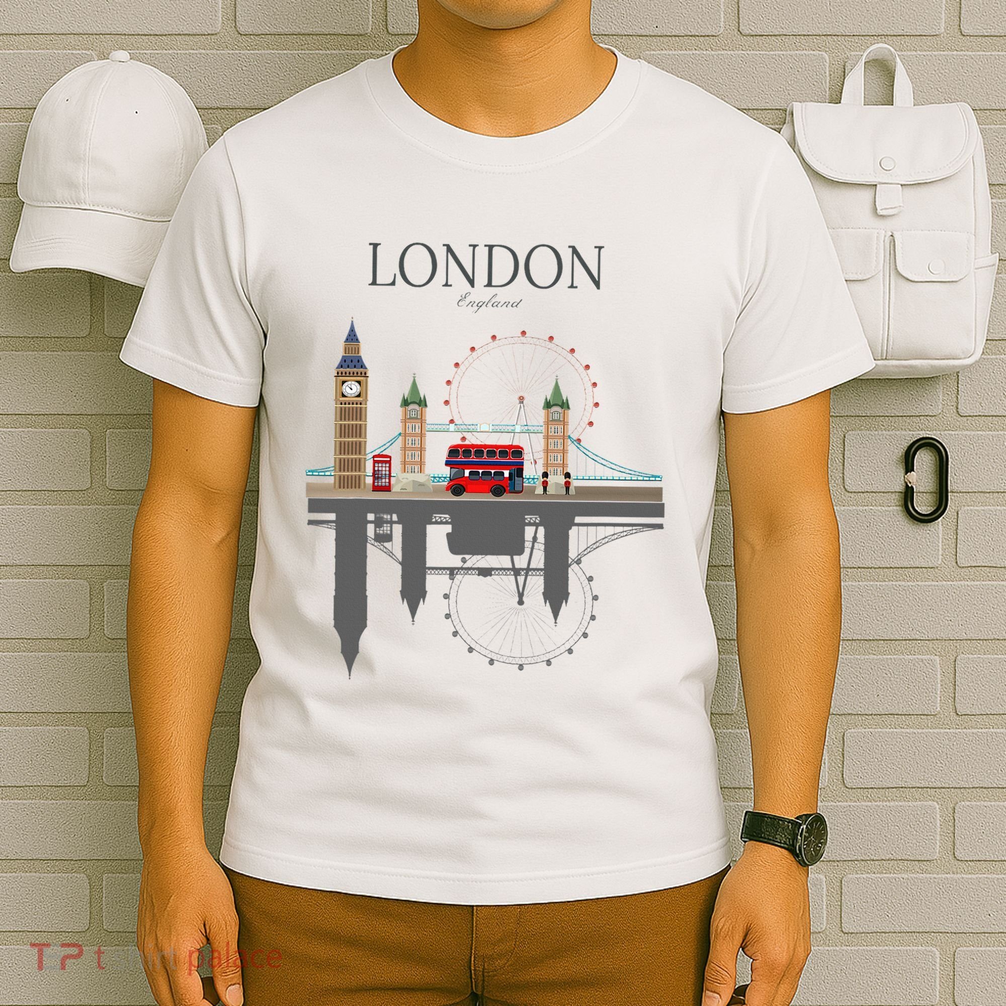 London Souvenir City Vintage British Uk T-Shirt