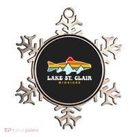 Lake St. Clair Fishing Michigan Fish Ornament thumb 0
