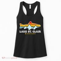 Lake St. Clair Fishing Michigan Fish Women's Tank Top thumb 0