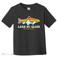 Lake St. Clair Fishing Michigan Fish Toddler T-Shirt thumb 0