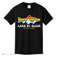 Lake St. Clair Fishing Michigan Fish Kids T-Shirt thumb 0