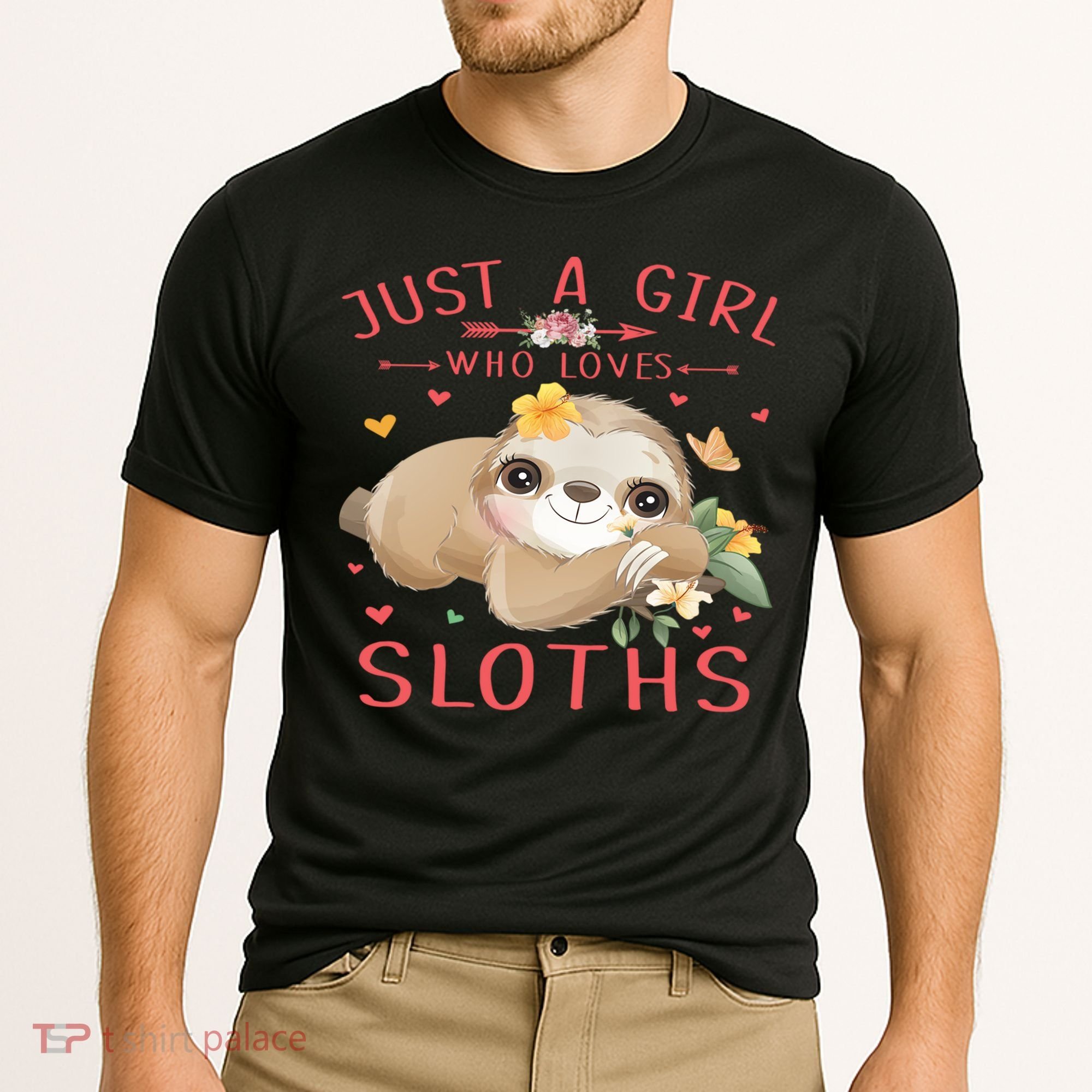 Loves Sloths Cute Sloth Lover Cooling Performance Crew T-Shirt