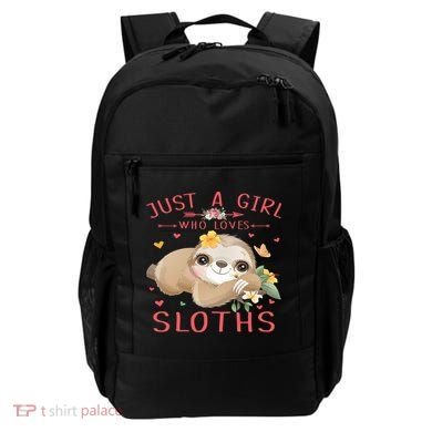 Loves Sloths Cute Sloth Lover Backpack