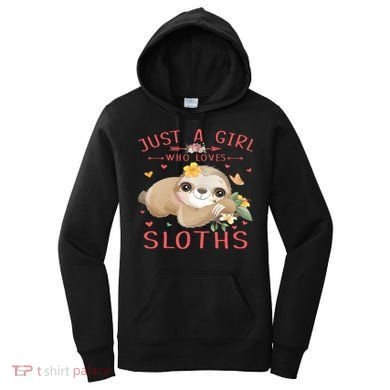 Loves Sloths Cute Sloth Lover Women's Hoodie