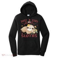 Loves Sloths Cute Sloth Lover Women's Hoodie thumb 0