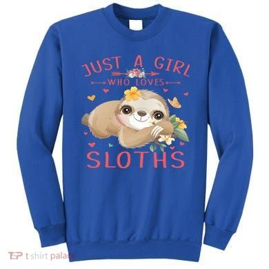 Loves Sloths Cute Sloth Lover Sweatshirt