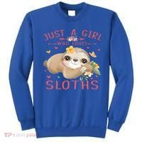 Loves Sloths Cute Sloth Lover Sweatshirt thumb 0