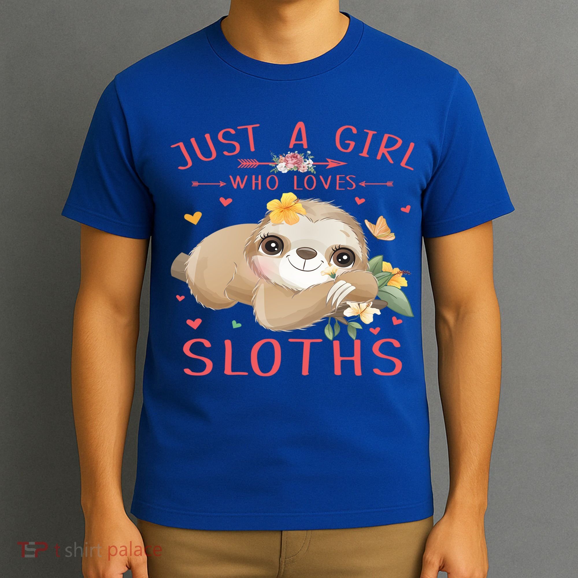 Loves Sloths Cute Sloth Lover T-Shirt