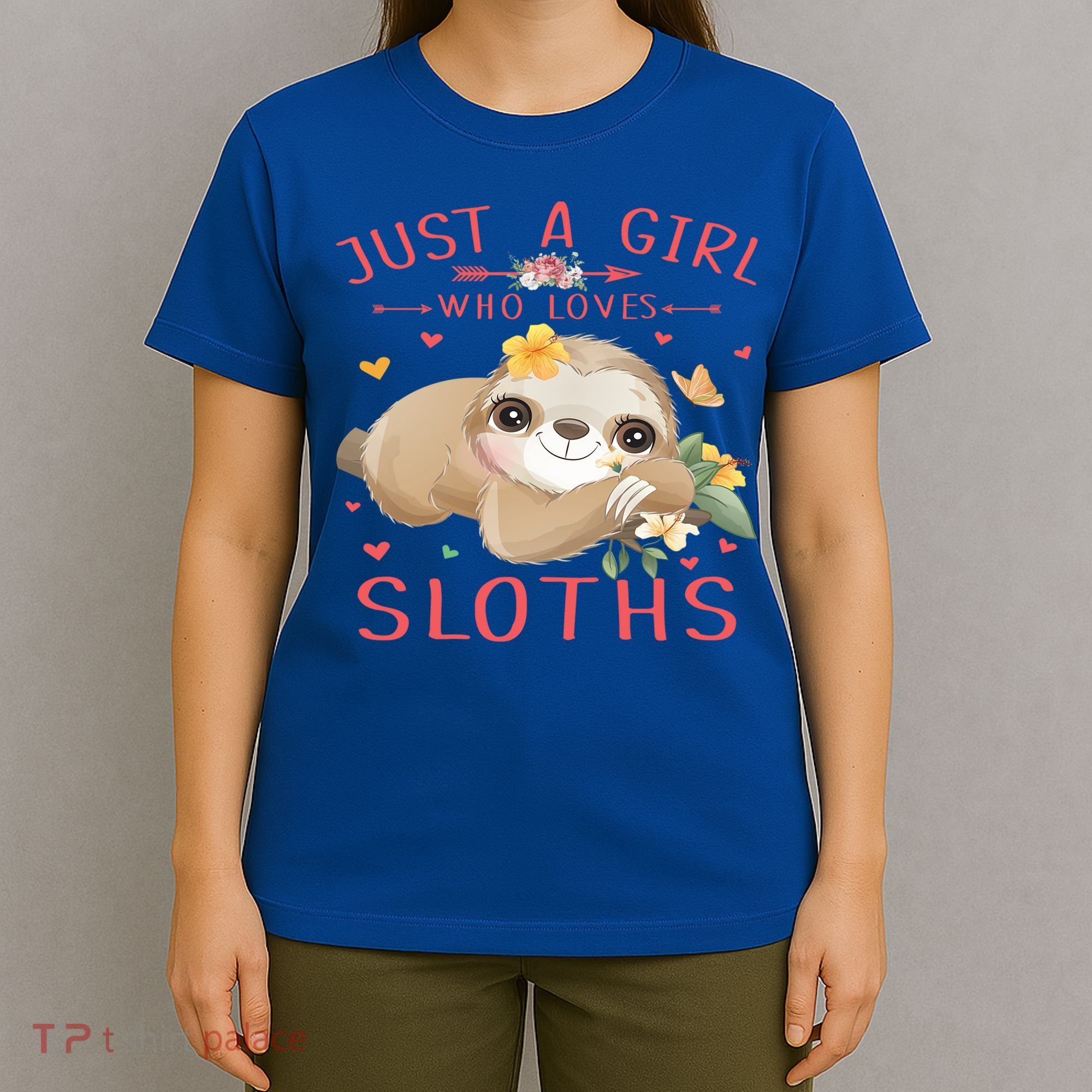 Loves Sloths Cute Sloth Lover T-Shirt