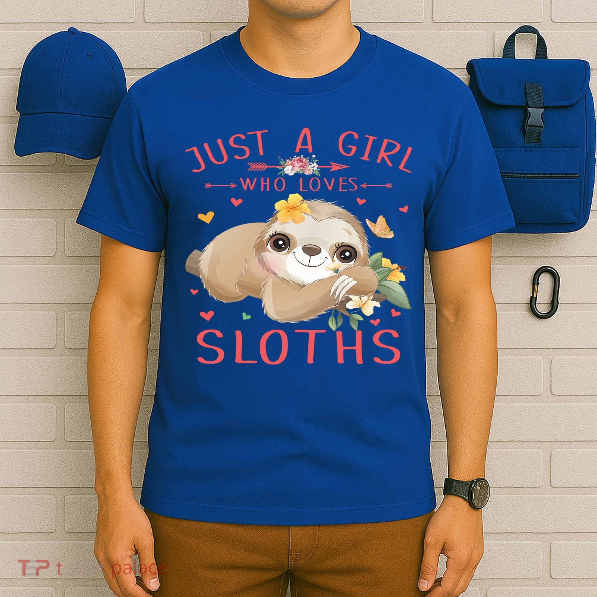 Loves Sloths Cute Sloth Lover T-Shirt