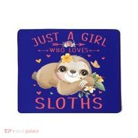 Loves Sloths Cute Sloth Lover Mousepad thumb 0