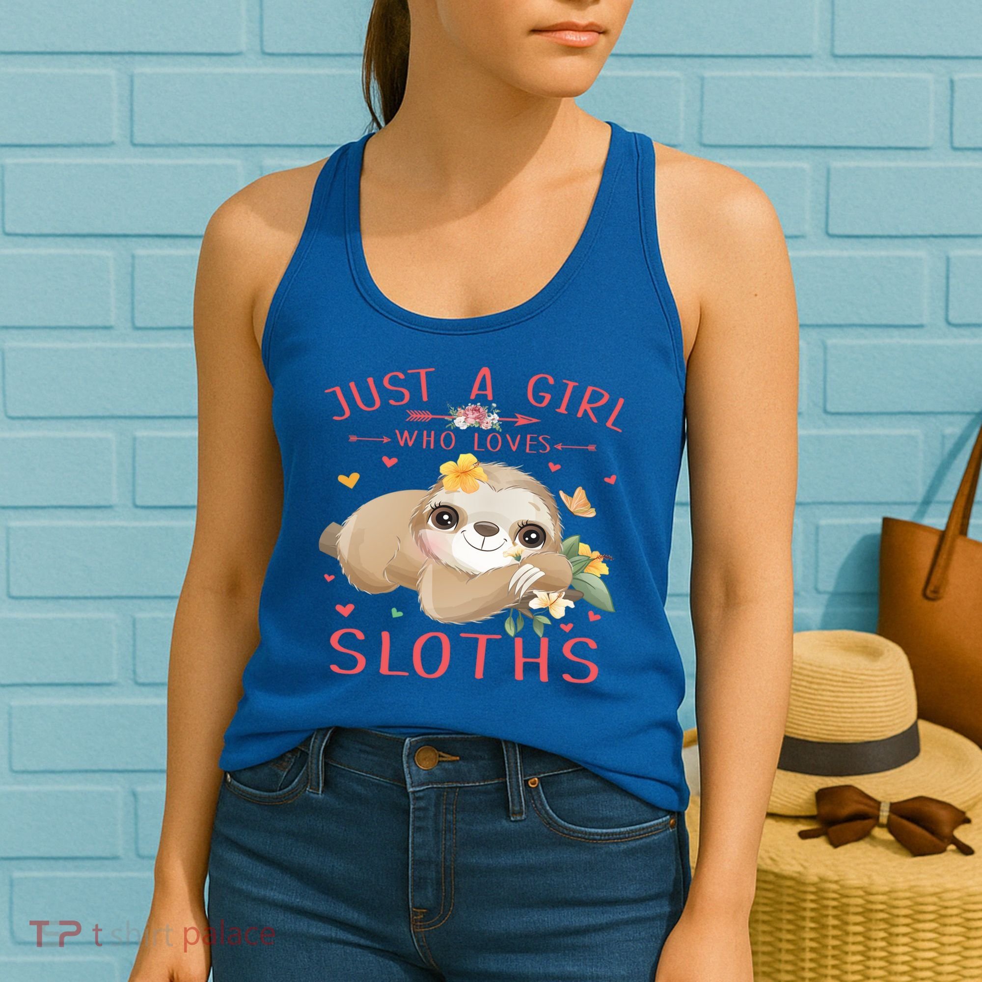Loves Sloths Cute Sloth Lover Women's Tank Top