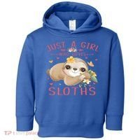 Loves Sloths Cute Sloth Lover Toddler Hoodie thumb 0