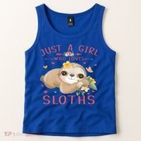 Loves Sloths Cute Sloth Lover Tank Top thumb 2