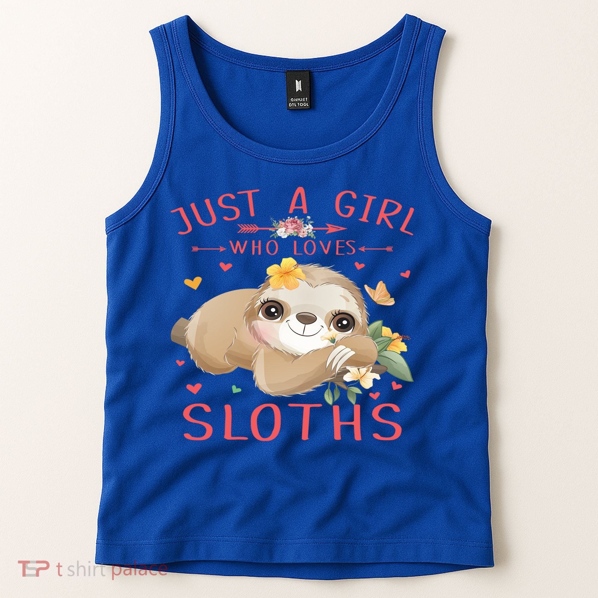 Loves Sloths Cute Sloth Lover Tank Top