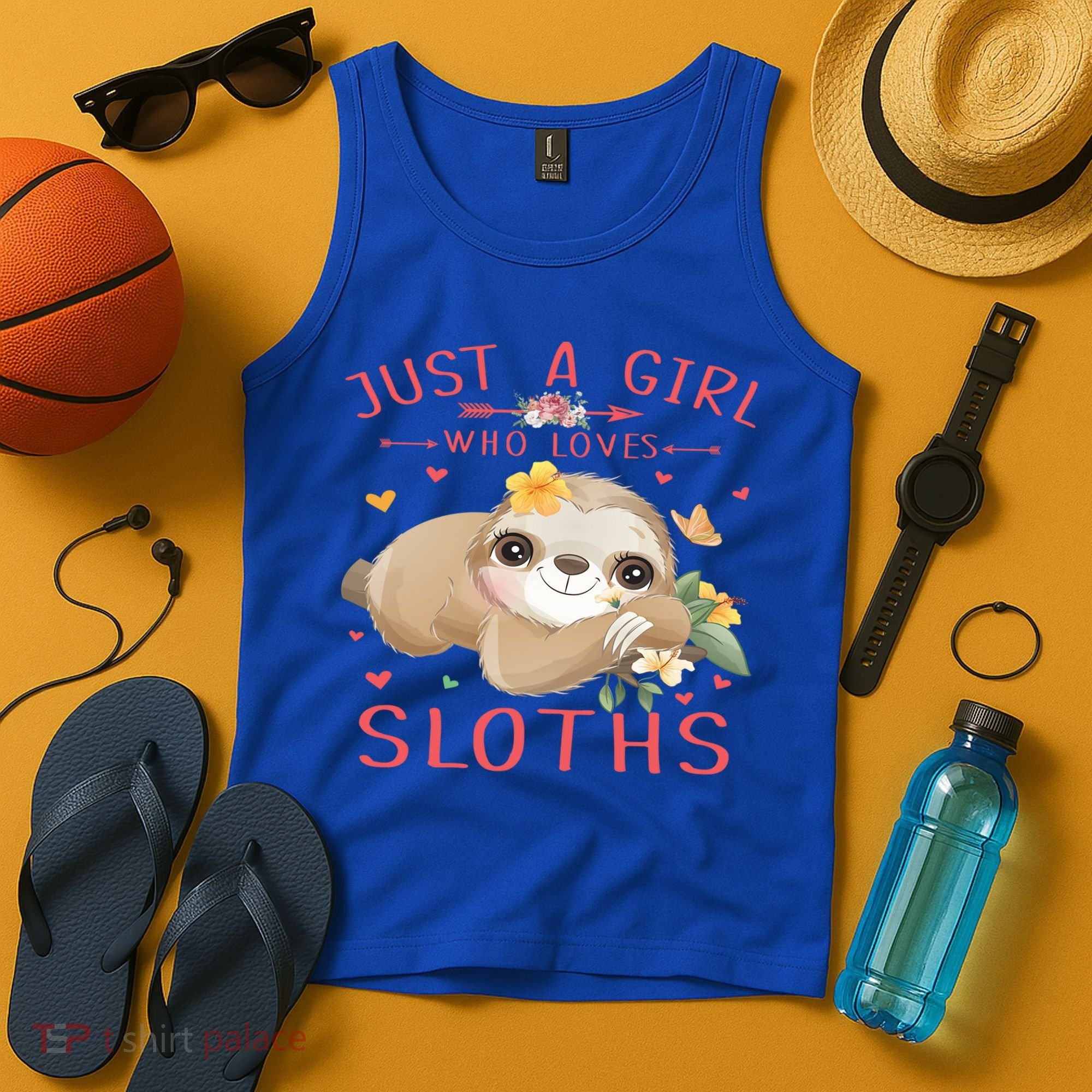Loves Sloths Cute Sloth Lover Tank Top