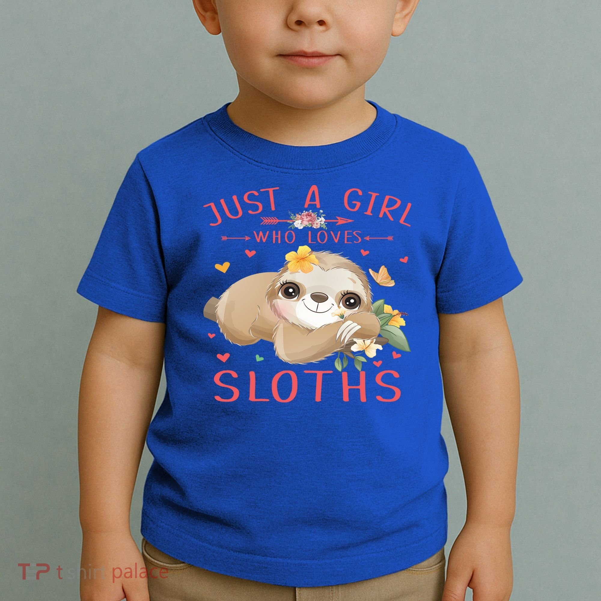 Loves Sloths Cute Sloth Lover Toddler T-Shirt