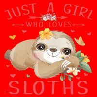 Loves Sloths Cute Sloth Lover Santa Hat thumb 1