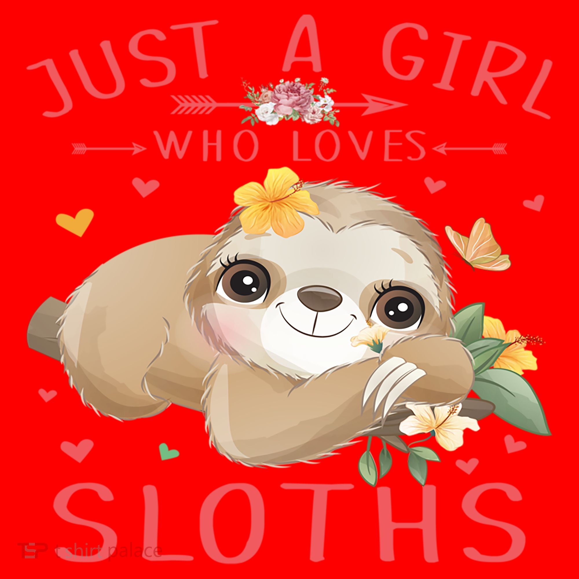 Loves Sloths Cute Sloth Lover Santa Hat