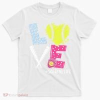 Love Softball Coach Player Softball Life Teen Girl Wo T-Shirt thumb 0