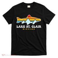 Lake St. Clair Fishing Michigan Fish T-Shirt thumb 0