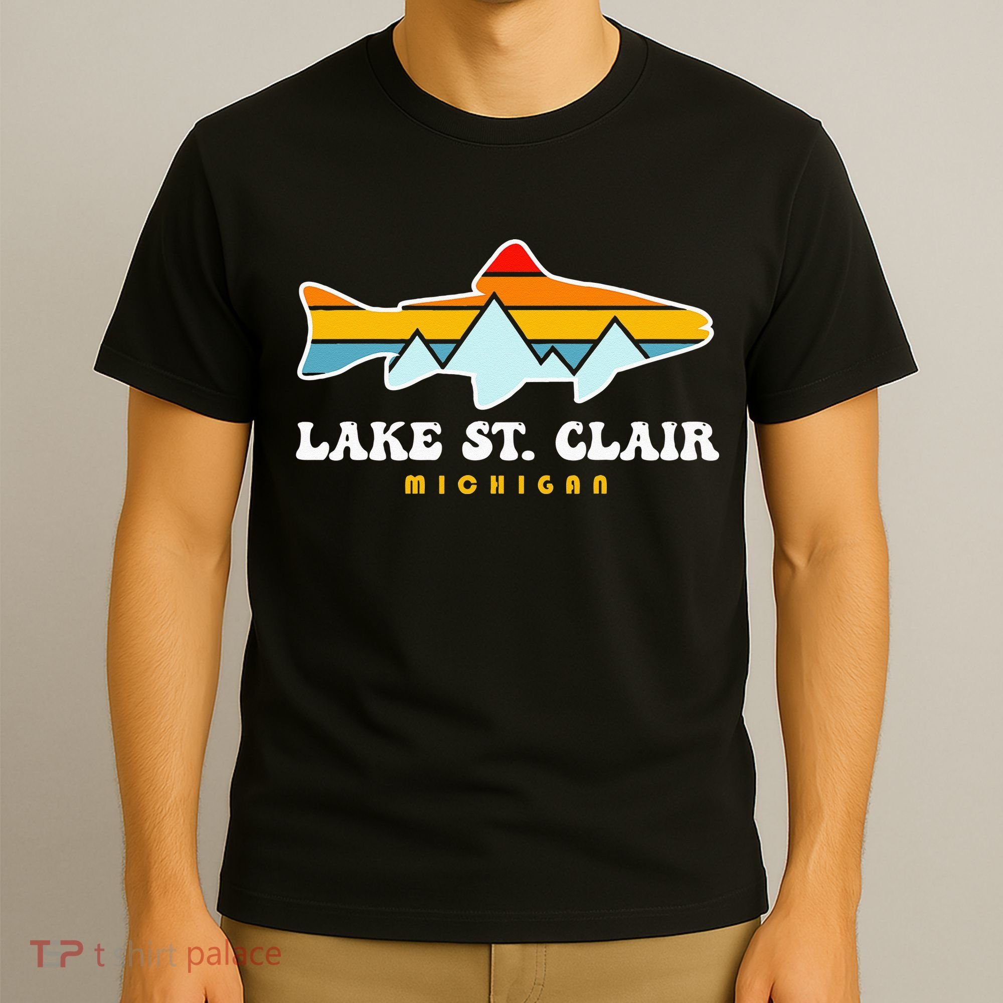 Lake St. Clair Fishing Michigan Fish T-Shirt