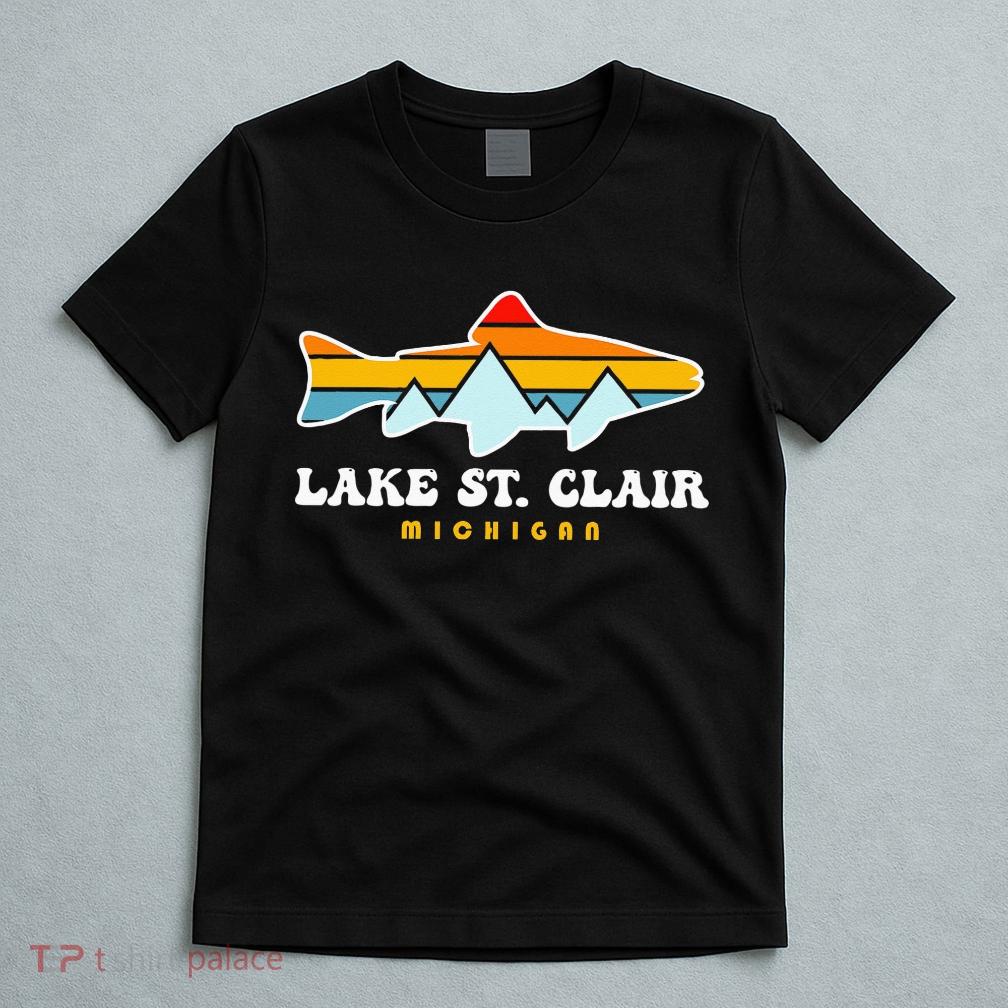 Lake St. Clair Fishing Michigan Fish T-Shirt