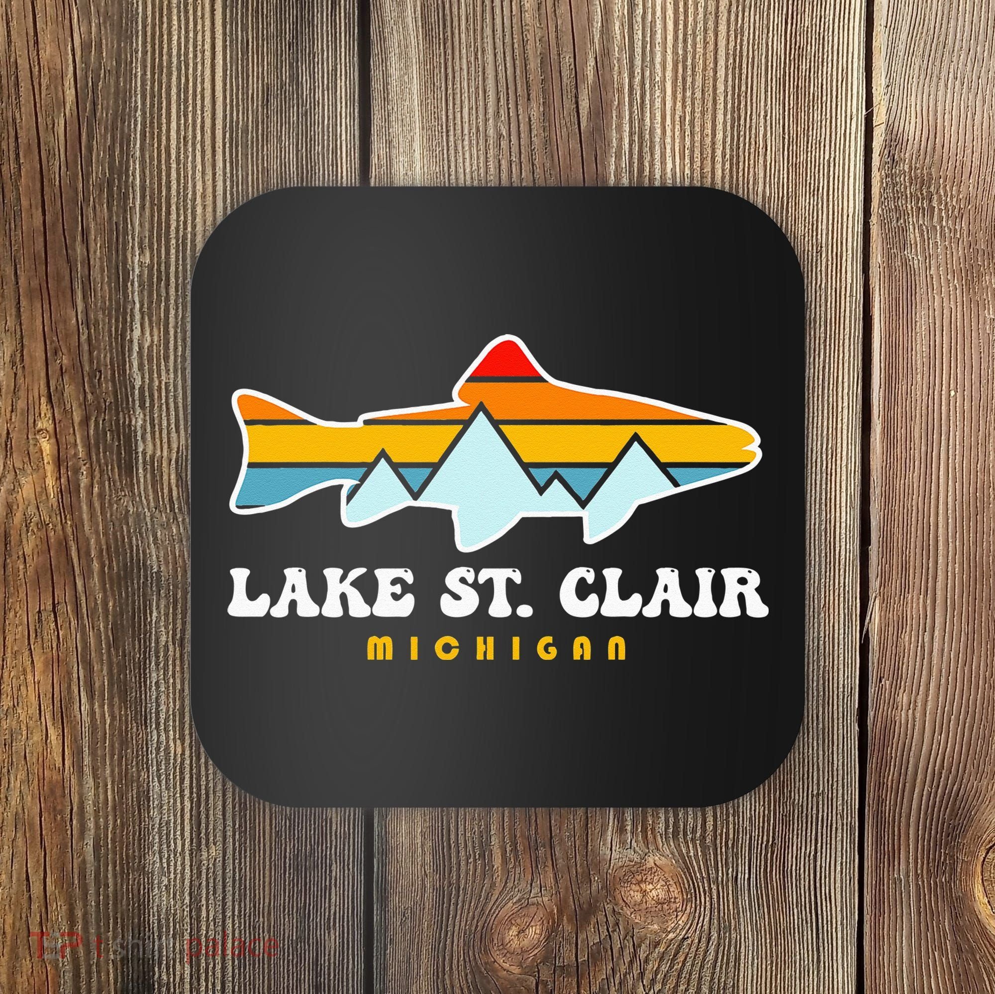Lake St. Clair Fishing Michigan Fish Coaster