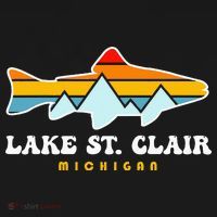 Lake St. Clair Fishing Michigan Fish Women's Hoodie thumb 2