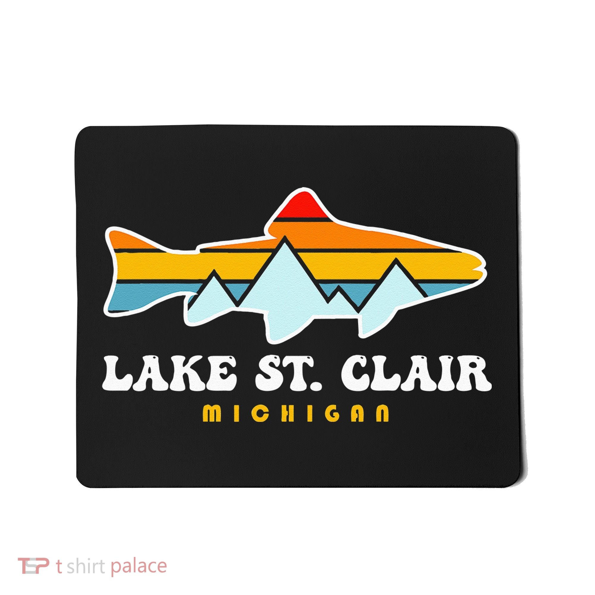 Lake St. Clair Fishing Michigan Fish Mousepad