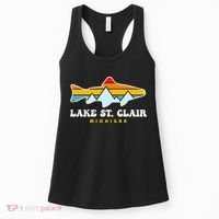 Lake St. Clair Fishing Michigan Fish Women's Tank Top thumb 0